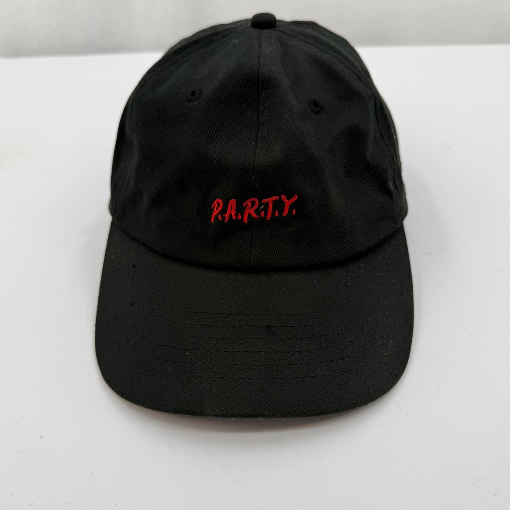 P.A.R.T.Y. Party Hat Unisex OSFM Black Dad Cap Like its the end of the World